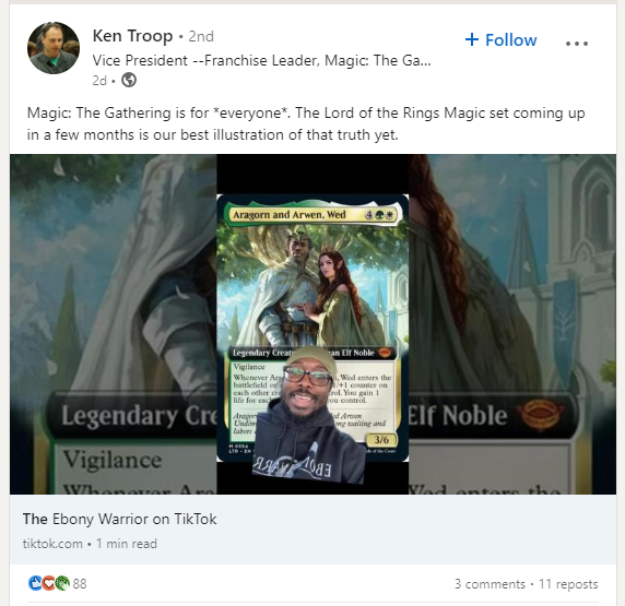 Lord Of The Rings CCG Will Include Diversity And Originality