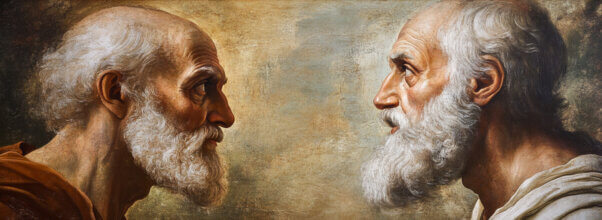 Aristotle and Plato